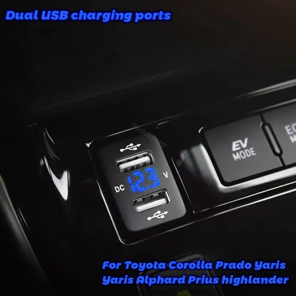 

Автомобильный адаптер с двумя портами USB, быстрое зарядное устройство для Mitsubishi Outlander 3 2015 2022, Eclipse Cross 2018 2019 Trito 2017, аксессуары