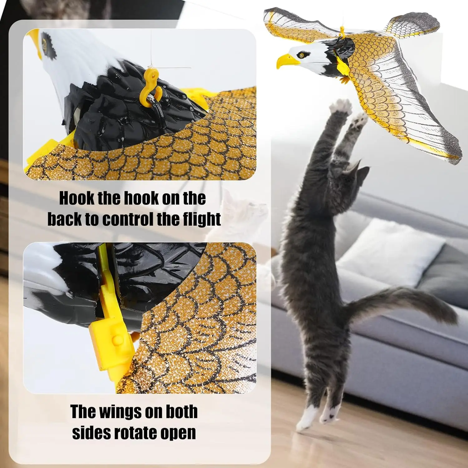 Репеллент для птиц подвесная подвеска в виде орла ястреб искусственная защита