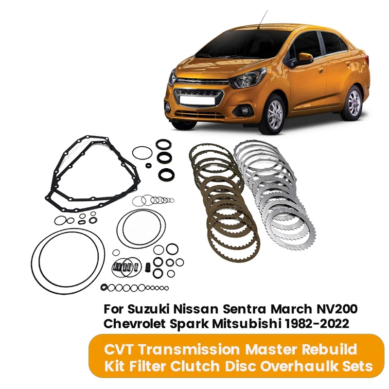 T18100B JF015E RE0F11A CVT мастер коробки передач фрикционные пластины прокладки Ремонт