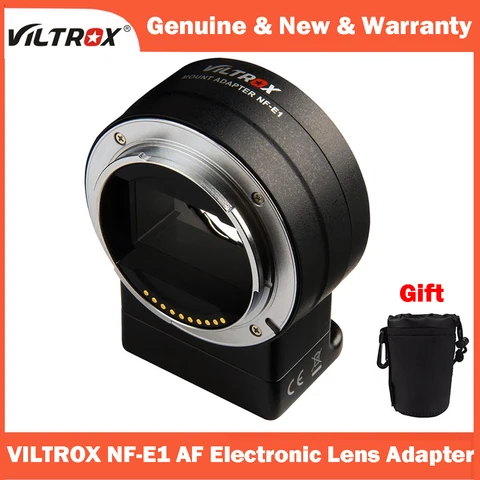 VILTROX NF-E1 электронный адаптер для объектива с автофокусом Nikon F-mount series Lens to Sony E-mount для камеры NEX A9 A7III A7RIII A7RII A7II