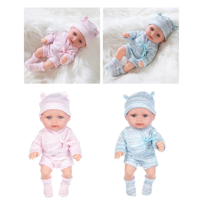 Продажа Новинка 2022, 11 дюймов, милая виниловая кукла-рождение, 30 см, имитация ребенка, комфортная кукла, кукла для раннего развития, синяя/Розовая одеж... Скидка Новинка 2022, 11 дюймов, милая виниловая кукла-рождение, 30 см, имитация ребенка, комфортная кукла, кукла для раннего развития, синяя/Розовая одеж...