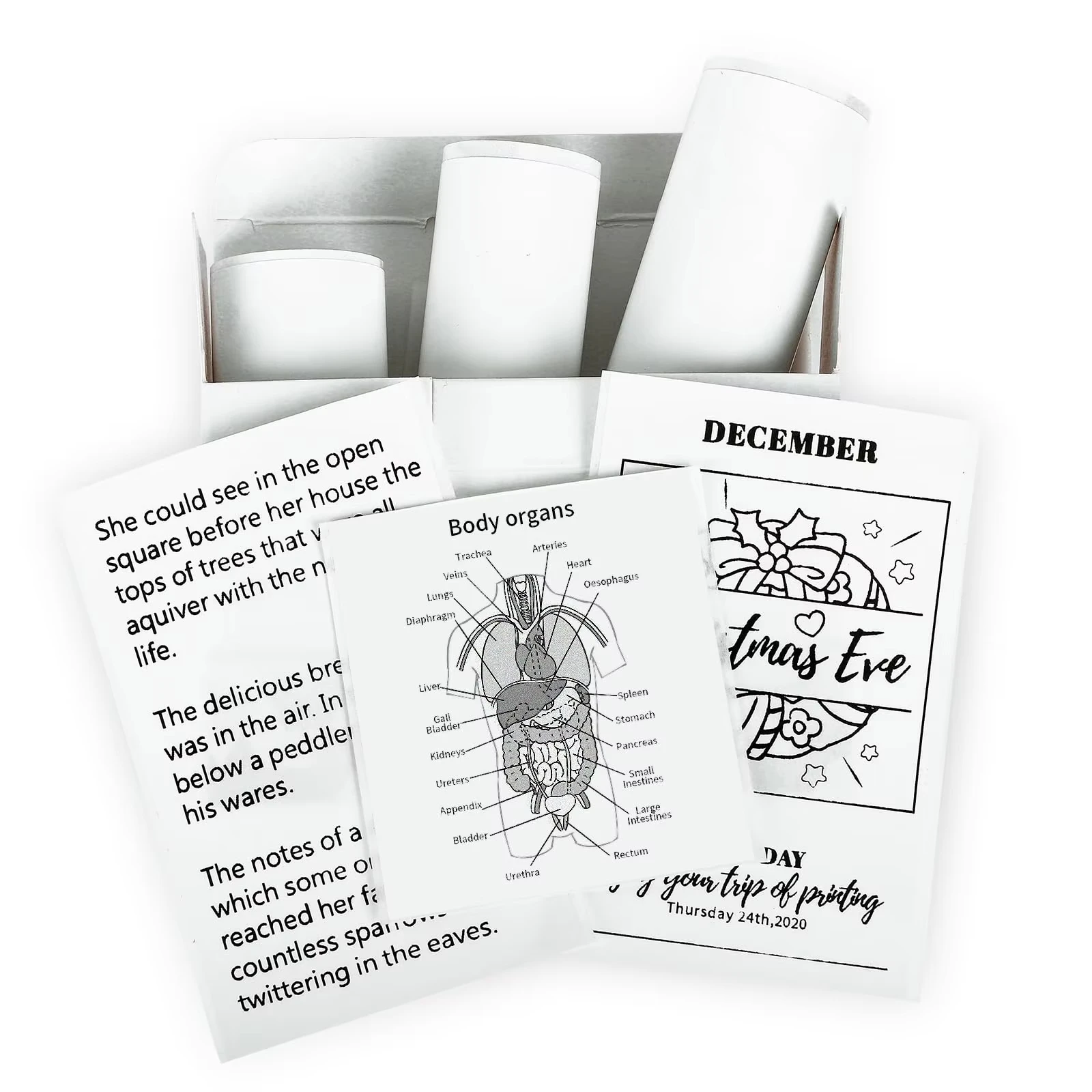 3 рулона мини-термопринтер бумага белая термобумага липкая T02/M02X/M02L для журналов