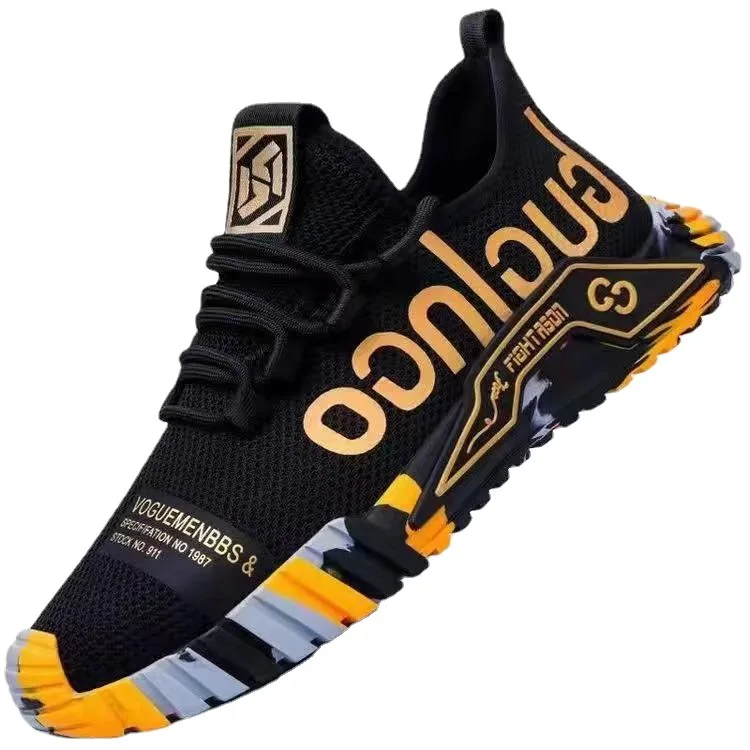 

Men's Shoes 2022 New Sports Shoes Men's Trend Casual All-match Breathable Running Shoes Vulcanized Shoes