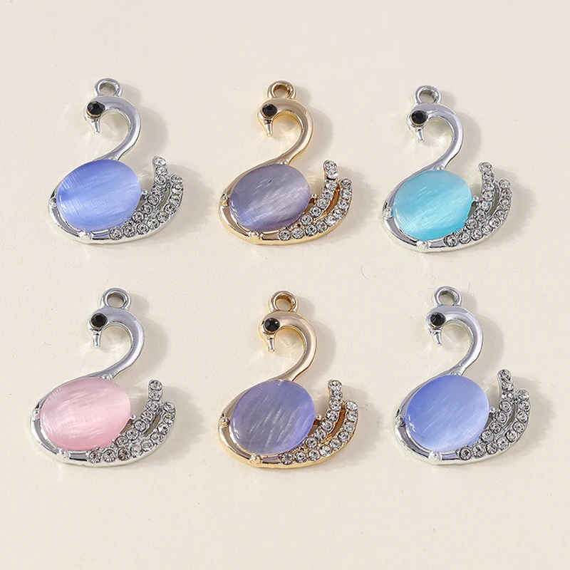 10 шт. подвески для браслета с опалом