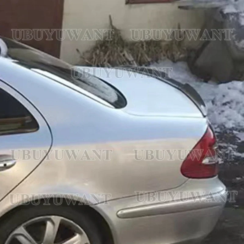 Спойлер карбонового цвета W211 для Mercedes-Benz E-class 2003-2009 E200 E280 E320 E350 E500 E550 спойлер на