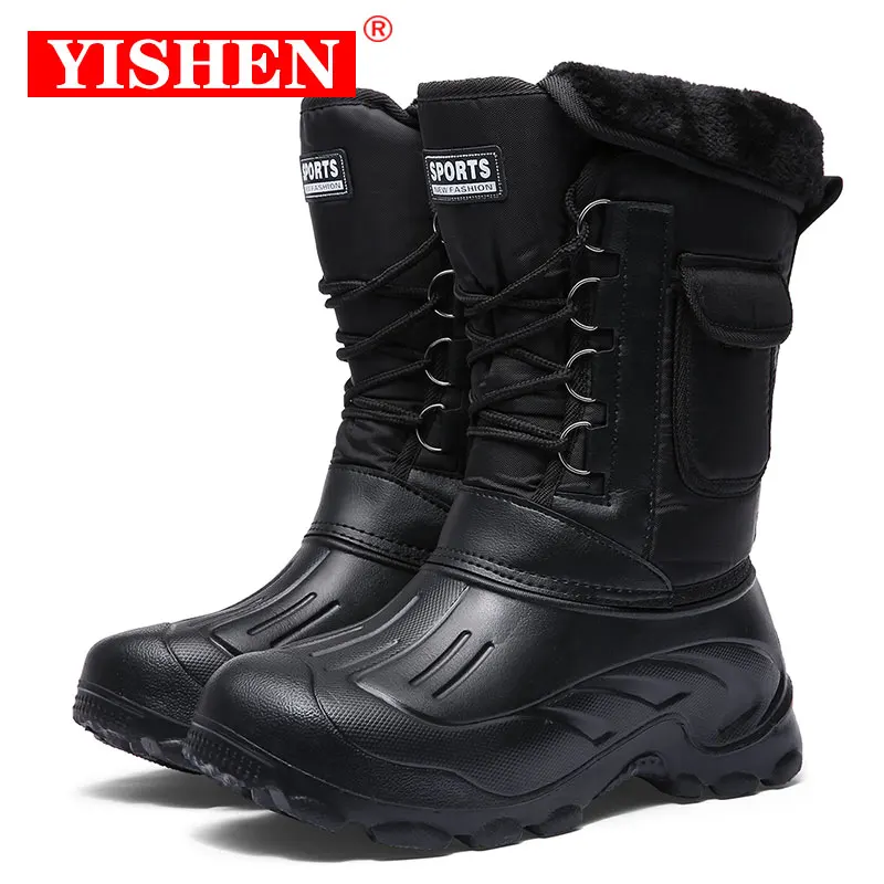 Snow Boots Warm Waterproof Shoe With Removable Lining Outdoo
