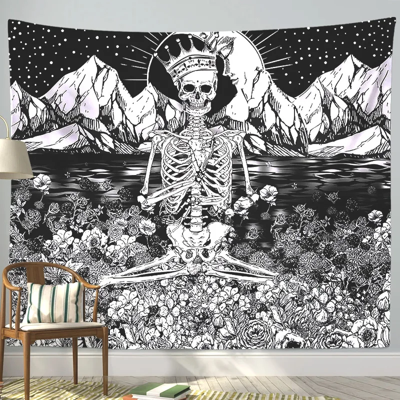

psychedelic scene home decoration art tapestry hippie bohemian decoration divination wall hanging sheets