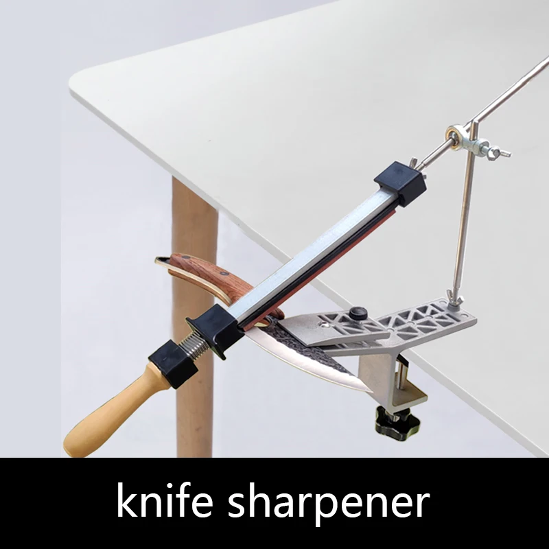 

GT Knife Sharpener Professional Sharpening System Aluminum alloy Diamond Sharpening Stone Knife 360 Rotation grind of tools