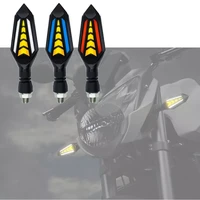 2pcs 12v universal motorcycle motorbike turn signal indicator blinker amber light waterproof indicator amber light