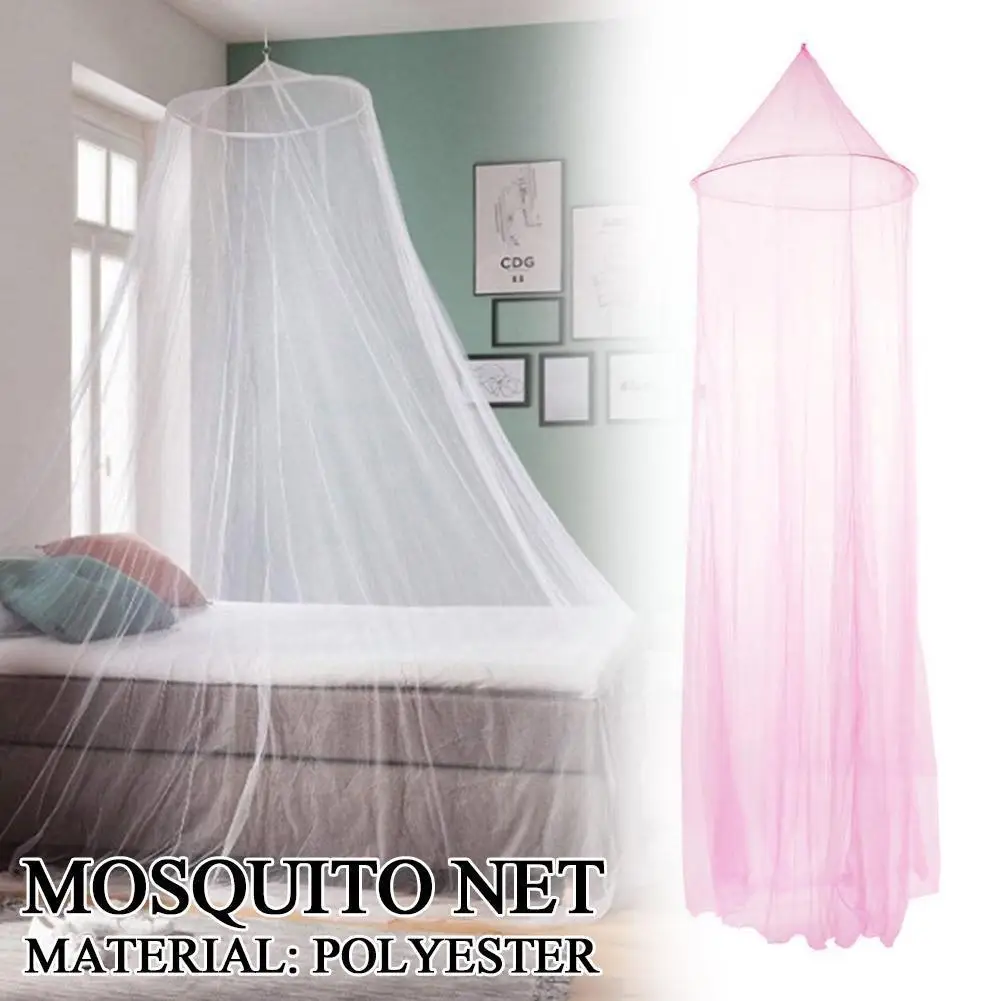 

Mosquito Net For Double Bed Curtains Canopy Round Lace Insect-proof Net Dome Polyester Bed Tent Home Textile Children Sleep Z2U8