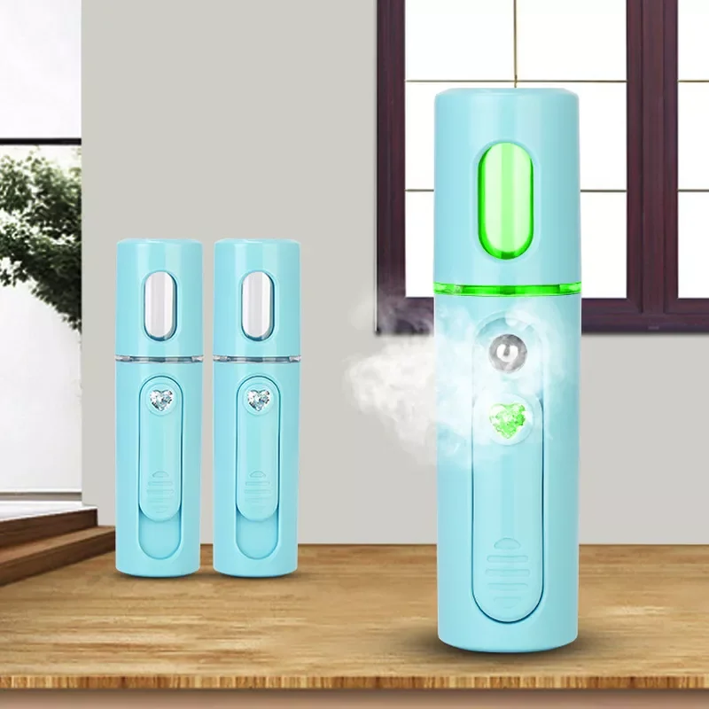 

Mini Essential Oil Diffuser Aroma Air Humidifier Mist Maker Handheld Nanomist Hydrating Beauty Face Device Car Mist Maker