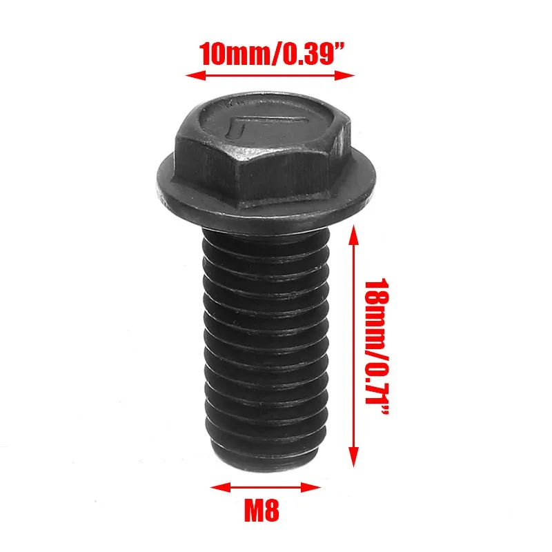 

Best Brand New Hot Sale Nice Saw Blade Screw Flange For Cutting Machine Hex Head Left Hand M8 X 18mm 5pcs Bolt
