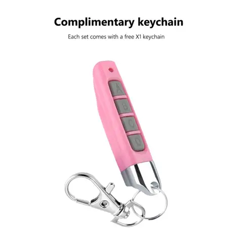 Пульт дистанционного управления 433/315 МГц, 4-кнопочный пластиковый Дубликатор клонирования, работает от батарейки, пульт дистанционного управления для гаражных ворот, Открыватель дверей