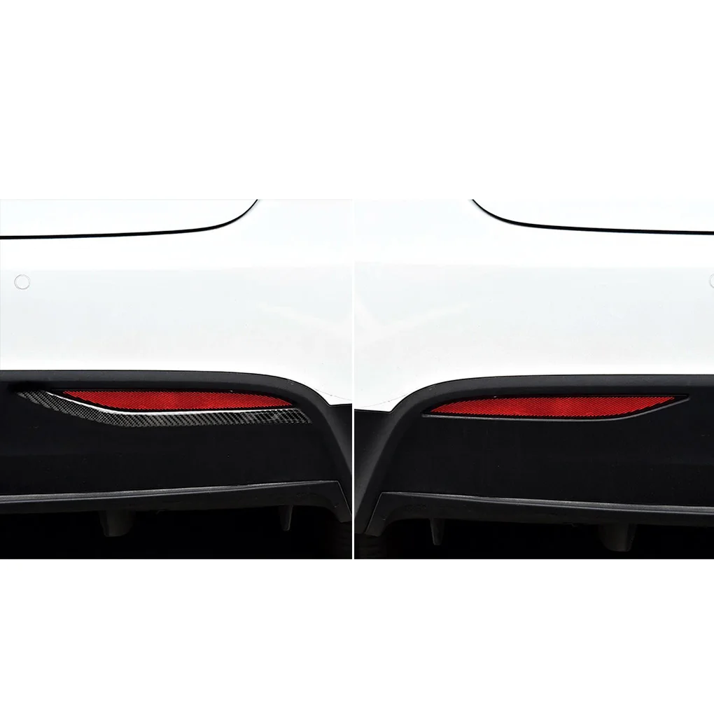 

Замена для Tesla Model x 2 шт. в комплекте, автомобильная задняя противотуманная фара, отделочная полоса, декор из углеродного волокна