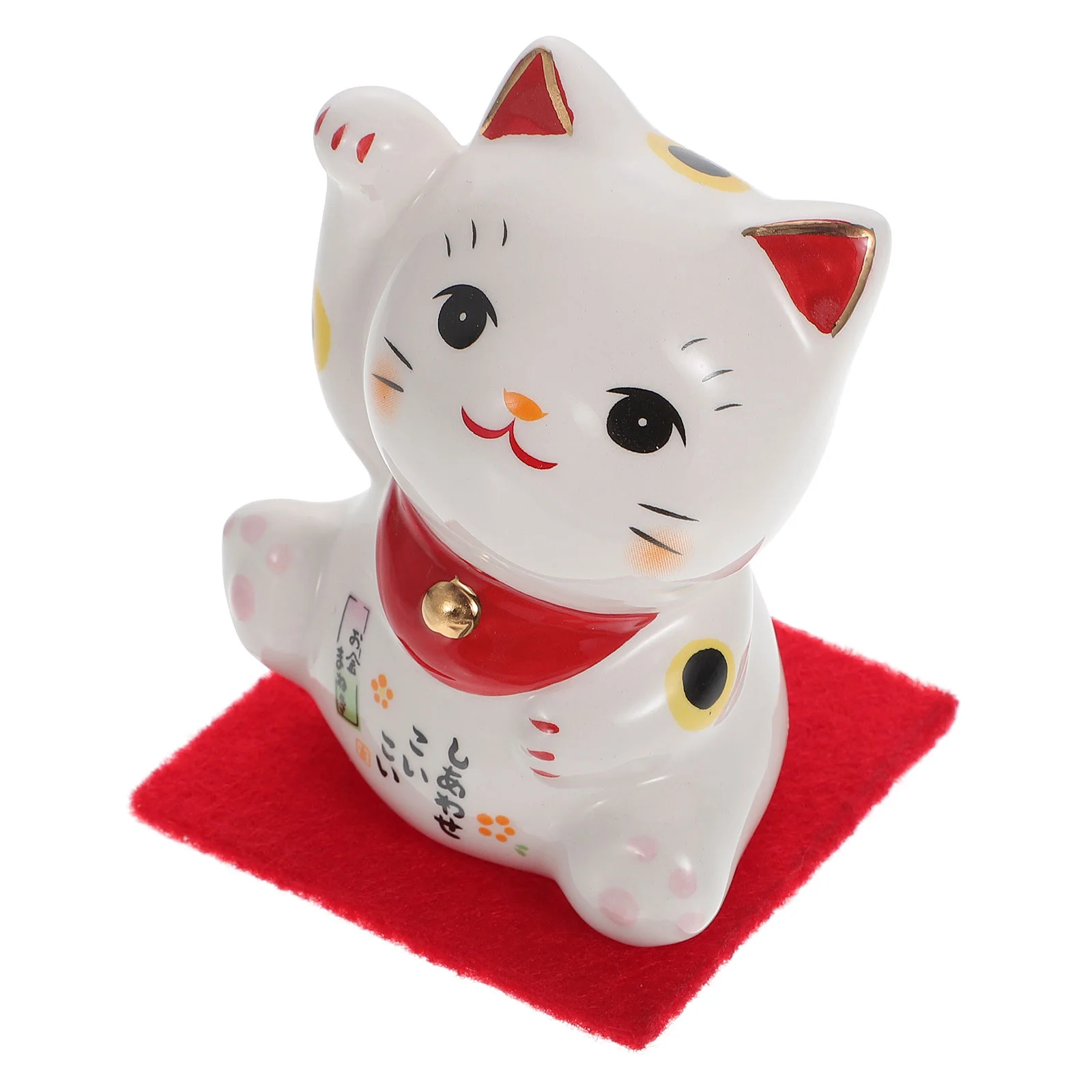 

Lucky Cat Tablescape Decor Fortune Adornment Ceramic Desktop Adorable Ceramics Japanese Style