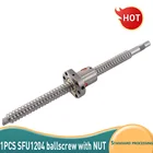 SFU1204 16051610250520102005 + шарико-винтовая гайка + Концевая обработка, можно выбрать длину для деталей с ЧПУ, прокатанный шариковый винт