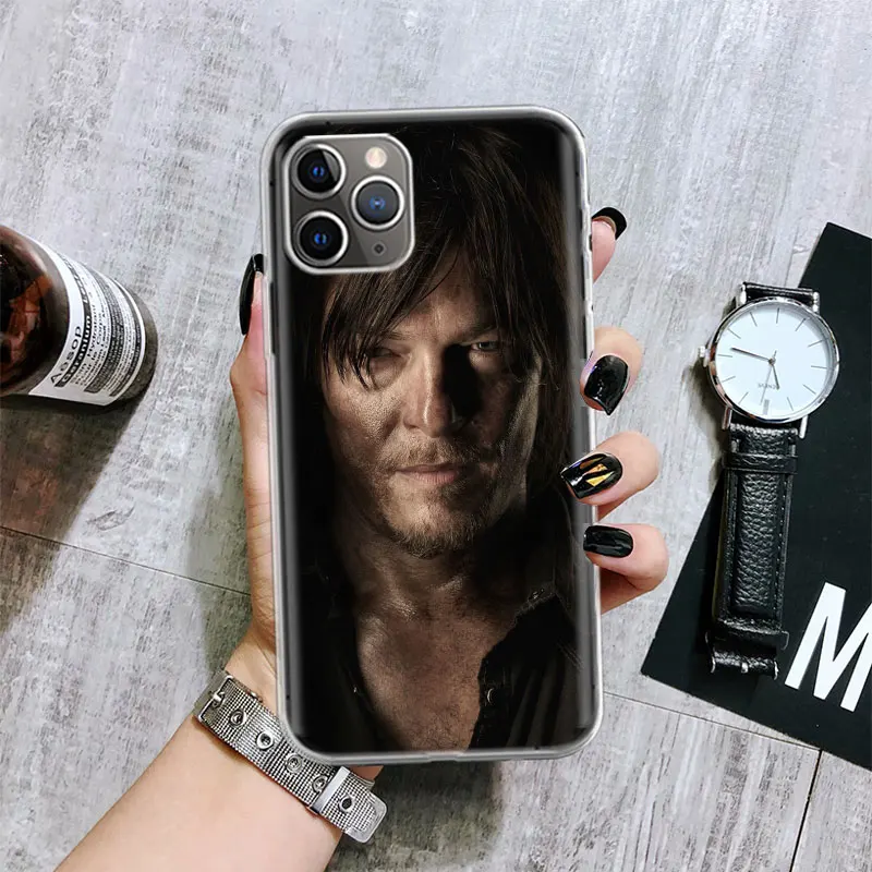 Ходячие мертвецы Дэрил Диксон чехол для телефона iPhone 13 Pro 12 Mini 11 Max X XS XR 7 Plus 8 6 6S Apple