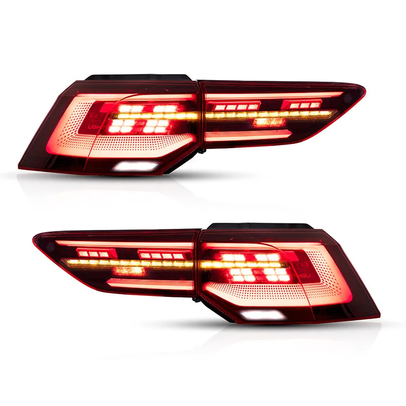 

For Volkswagen Golf Mk8 2020-2023 Car Accessories Animation LED Trailer Lights Tail Lamp Sequential Rear light DRL Signal