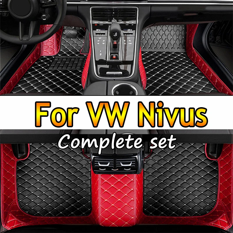 

Car Floor Mats For VW Nivus 2018-2022 DropShipping Center Auto Interior Accessories 100% Fit Leather Carpets Rugs Foot Pads