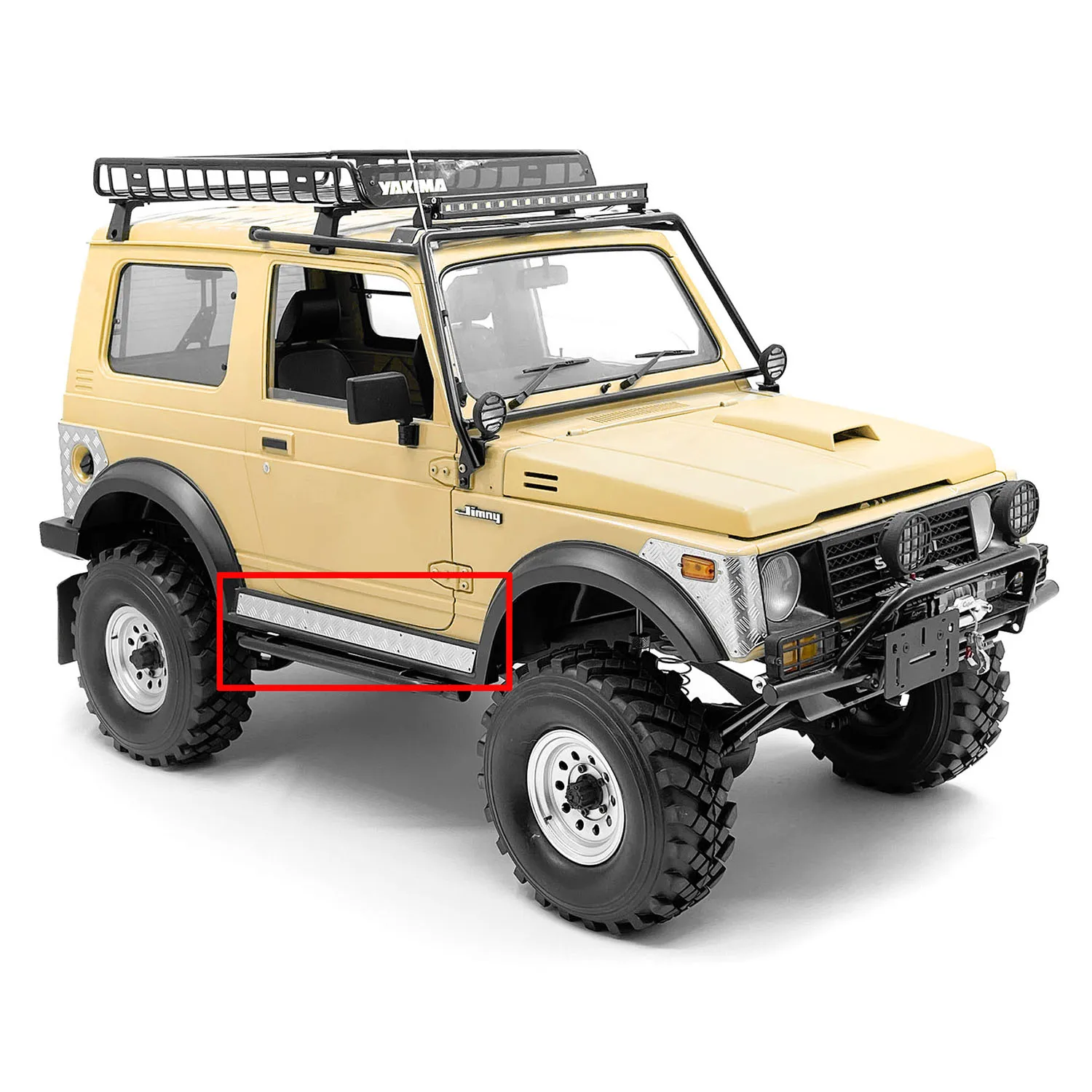 

CCHand детали, боковые Алмазные Пластины Для 1/6 Capo Jimny Sixer1, внедорожник с дистанционным управлением