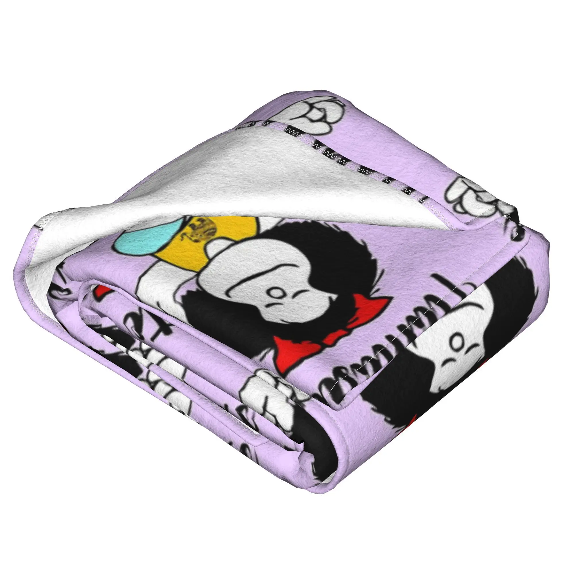 Флисовые одеяла Mafalda Namaste милый мультяшный винтажный плед для дивана постельное