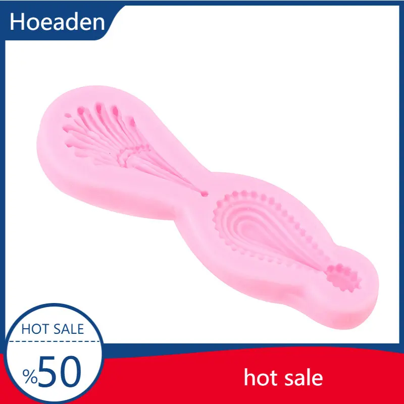 

Gemstone pendant shape silicone gel fudge mould cake decoration candy tools