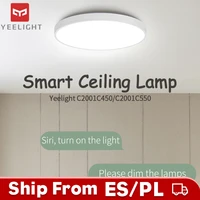 yeelight ceiling light c2001c450c550 220v 50w smart lamp support homekit bluetooth remote app voice control
