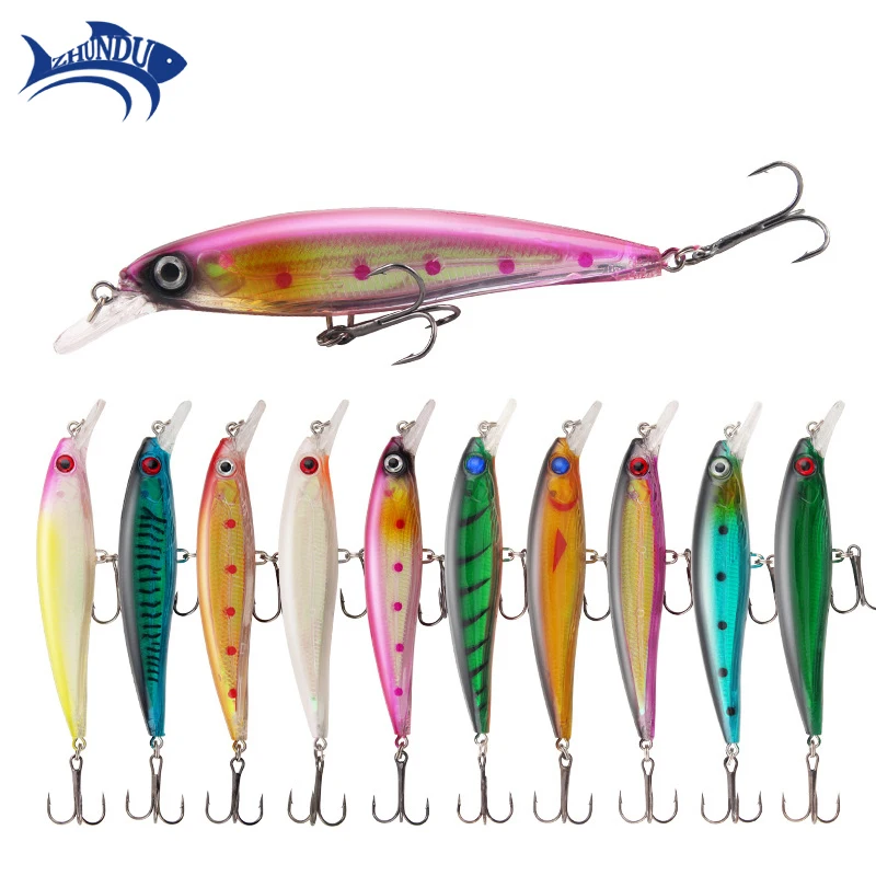 

1pcs 12cm 13.5g Rattling Diving Minnow Lure Artificial Wobbler Hard Bait Bass Pike Fishing Tackle Lure Fishing Accessories
