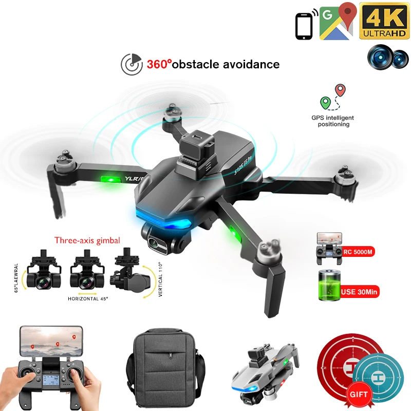 

Квадрокоптер Keuhz S135 Pro с GPS, 4K, HD, 2DC, 2022 °