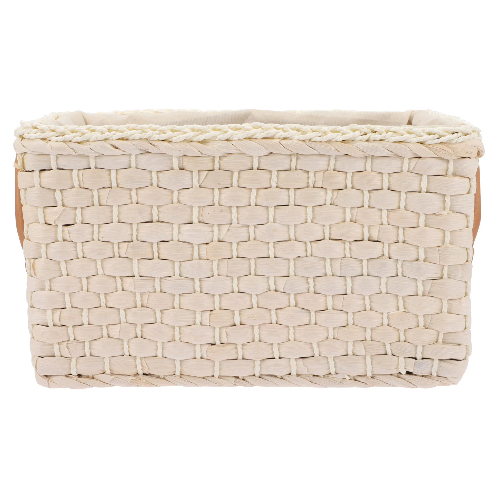 

Basket Storage Woven Baskets Box Sundries Organizer Bread Desktop Clothes Tray Wicker Toy Rattan Laundry Seagrass Wooden Picnic