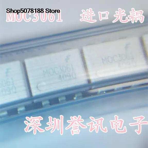 

10pieces M0C3061 MOC3061 DIP-6 IC Original and new fast shipping