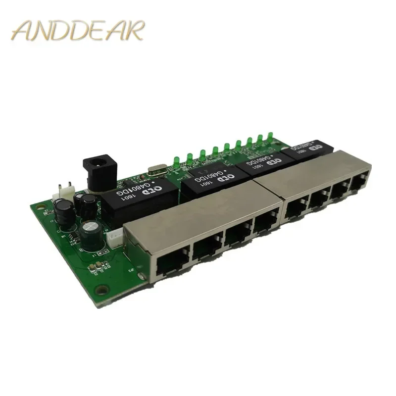 OEM PBC 8-портовый гигабитный Ethernet-коммутатор 8-контактный разъем 10/100/1000 м