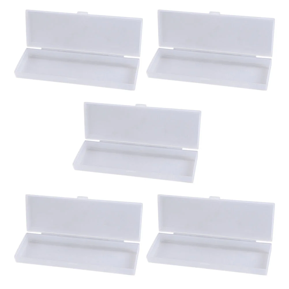

5Pcs Stationery Container Frosted Stationery Case Drawing Pen Holder Pencil Container
