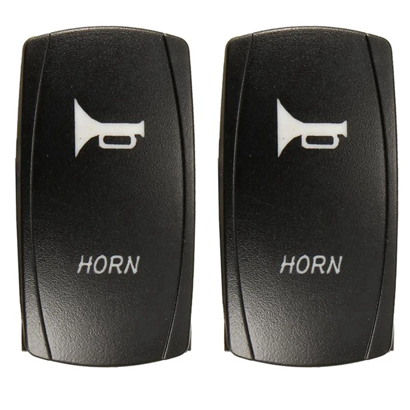 

2X мгновенный автомобильный лодочный морской светодиодный сигнал звонок лазер-кулисный переключатель 12 В 24 в зеленый