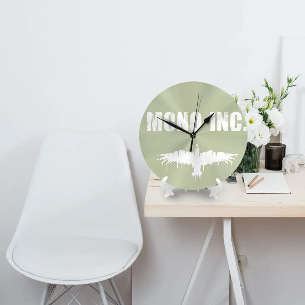 Моно Инк вечно в моем сердце часы настенное украшение комната настенные