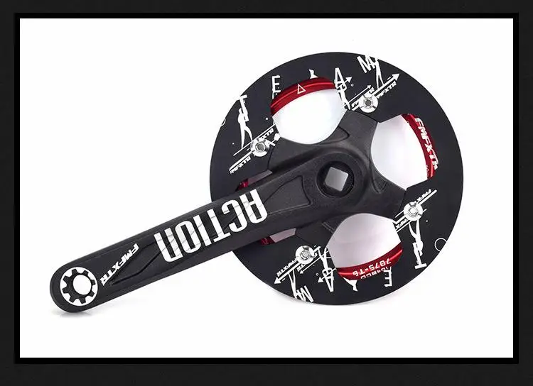 Защитная крышка для колес цепи велосипеда 104bcd MTB защитная пластина велосипедный