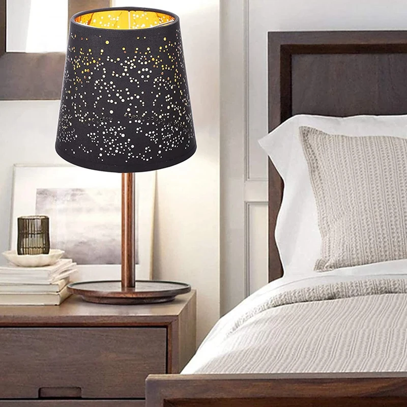 Ажурное полотно для ламп маленькая лампа с зажимом тканевая Крышка люстры