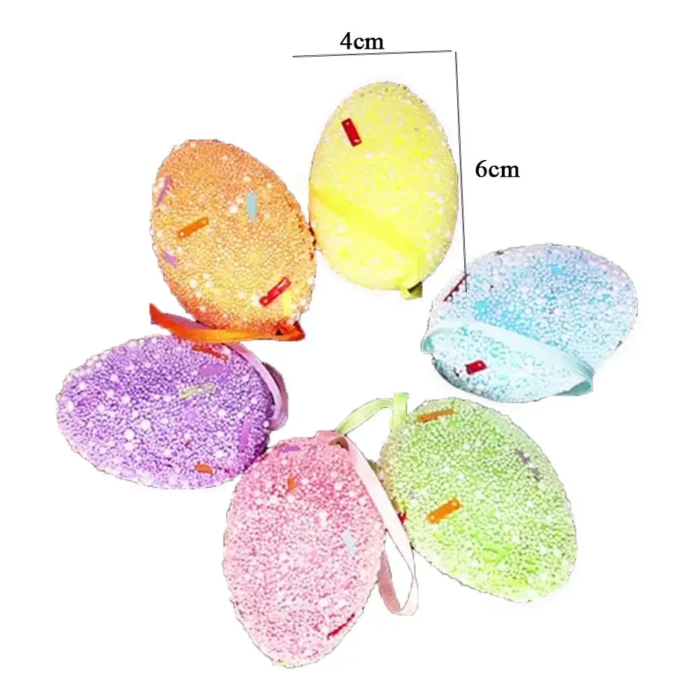 

6 шт., декоративные пасхальные яйца, ручная роспись