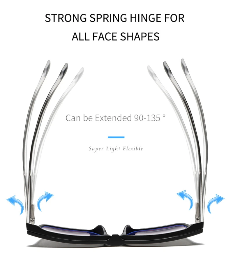 Фото Очки BEMORE Square Acetate Clip-on с диоптриями, женские, поляризационные, с защитой от УФ400, магнитные, оптические №5