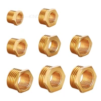 brass reducer bsp pipe fittings 14 38 12 34 1 male x female threaded reducing bushing adapter coupler connector