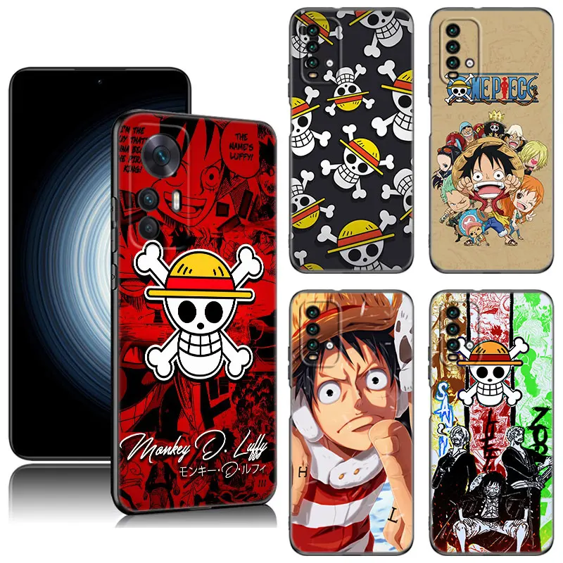 

Anime King Pirate Phone Case For Xiaomi Redmi K40 K50 Gaming Note 5 6 K20 K60 Pro 7A 8A 9A 9C 9i 9T 10A 10C A1 A2 + Black Cover