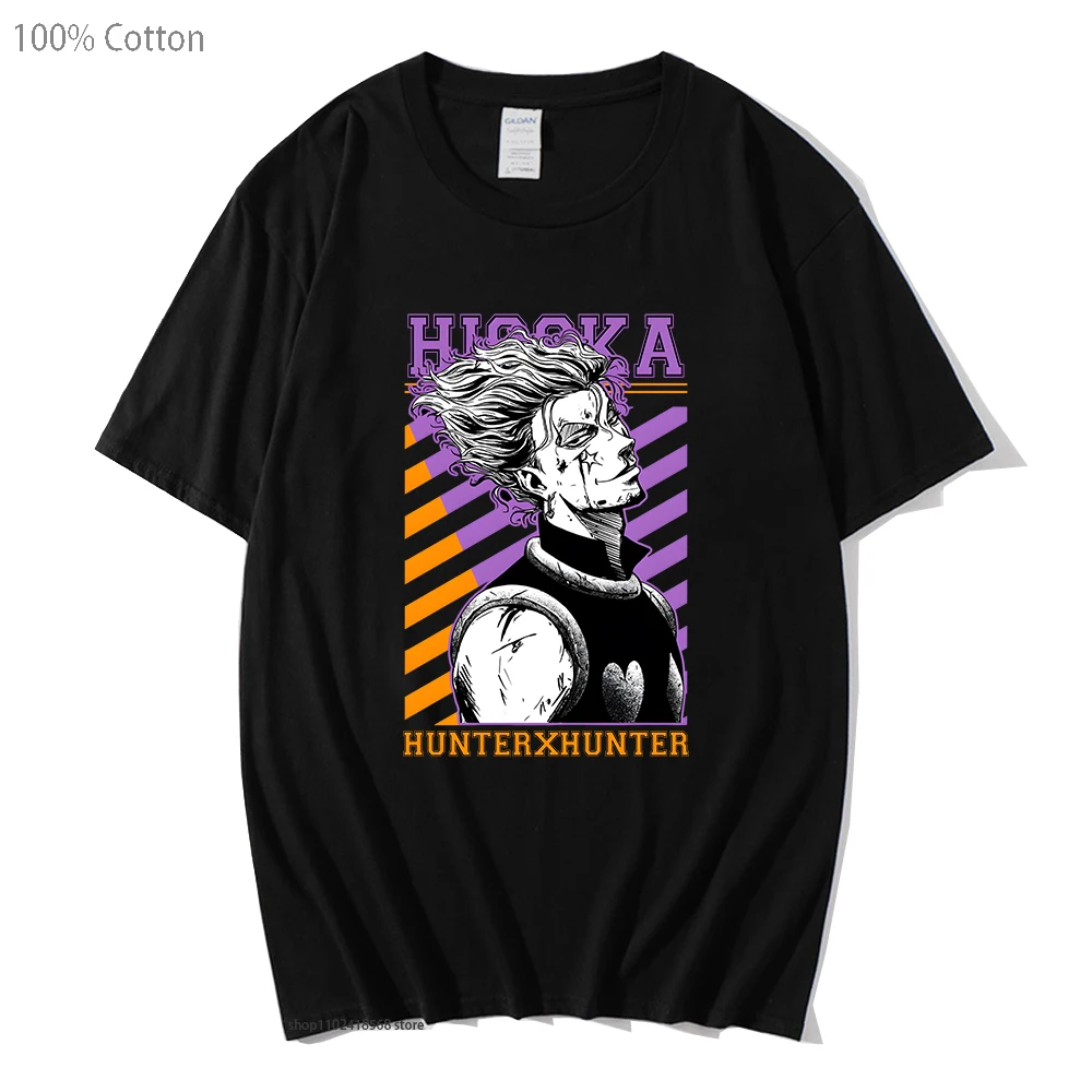 

Hisoka Graphic T Shirt Men Anime Hunter X Hunter T-Shirts Women Clothing HxH Tees 100%Cotton Summer Tops Y2k Clothes Soft Casual