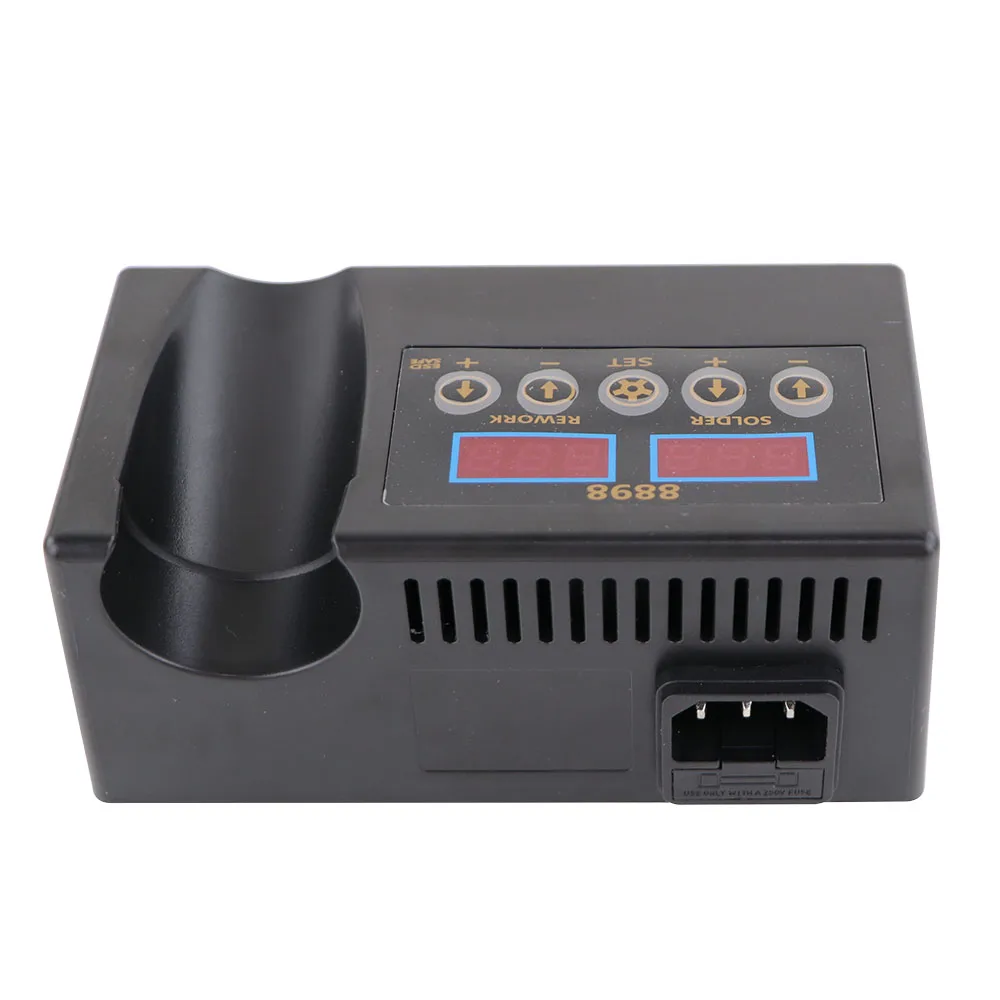 Паяльник SMD 2 в 1 паяльная станция с паяльником и термофеном для ремонта сотовых