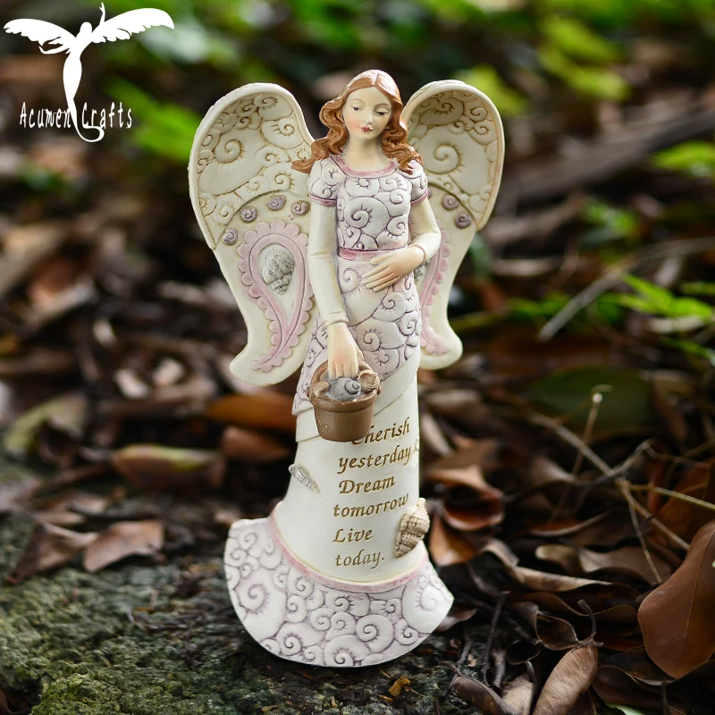 Креативная полимерная скульптура ангела океана домашний декор украшение для