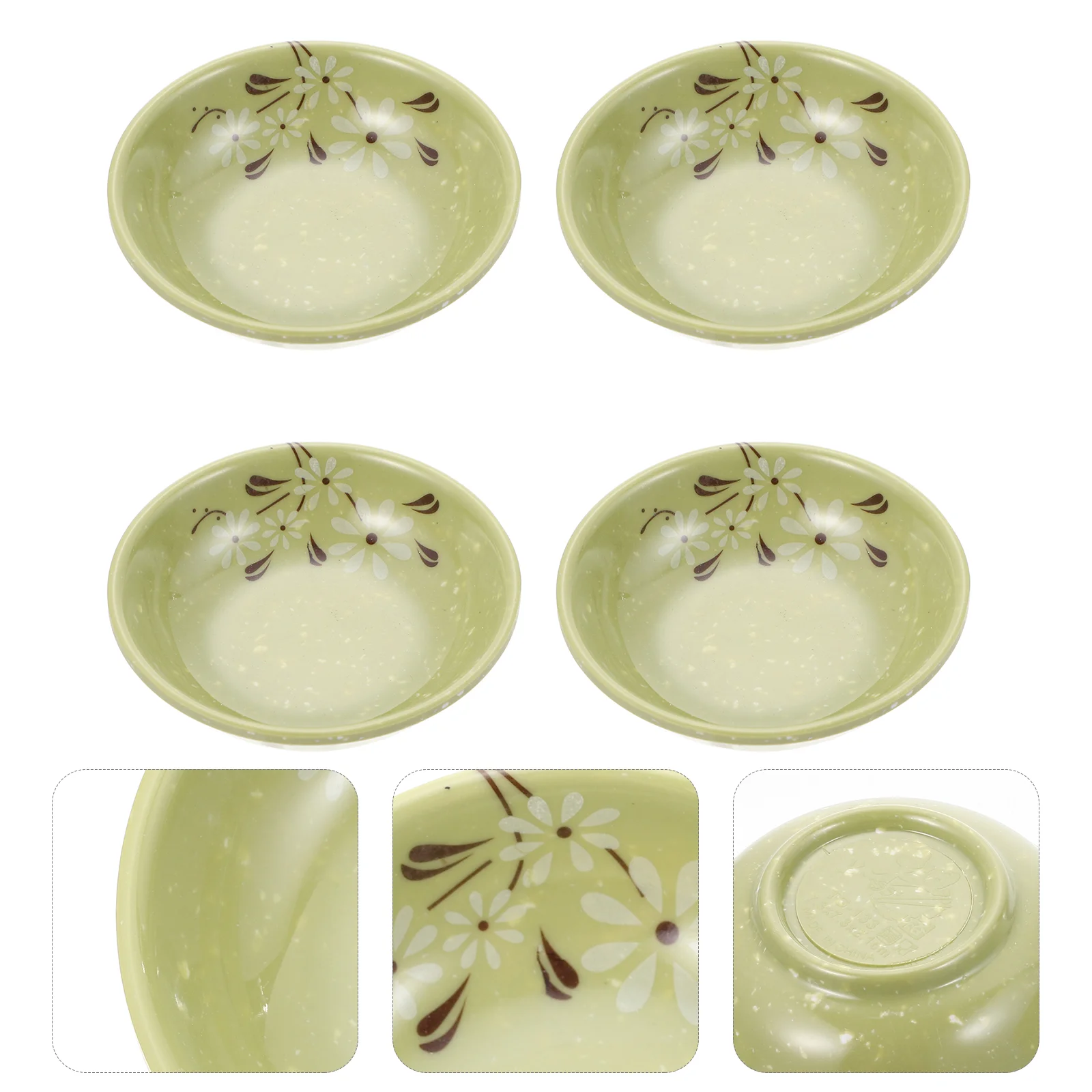 

Sauce Dish Bowl Dishes Dipping Bowls Ceramic Dip Plates Condimentplate Snack Straw Wheat Sushi Soy Set Japanese Cups Mini Seas
