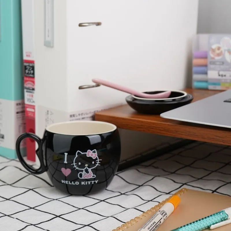 Керамическая кружка Hello Kitty аксессуары в стиле аниме Kt с принтом Ins