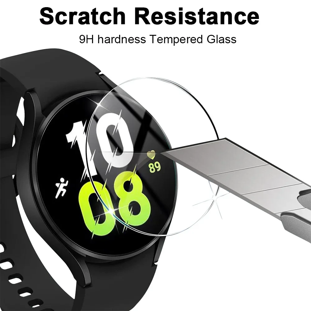 Фото Закаленное стекло для Samsung Galaxy Watch 4/5/6 40 мм 44 мм 5pro 45 мм Защитная пленка для экрана Galaxy Watch 6 Classic 43 мм 47 мм №4
