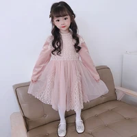 girls princess costumes embroidery children dress wedding evening ball grown kids dresses for girls clothing 3 8y