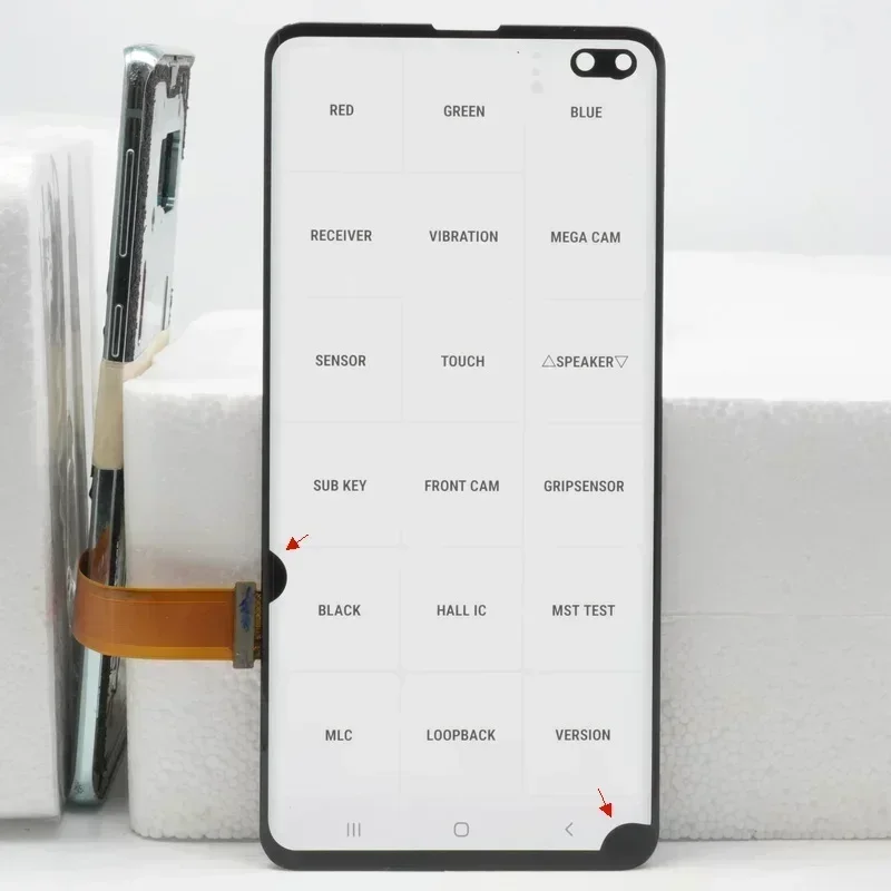 Фото 100% AMOLED S10 + ЖК-дисплей для SAMSUNG Galaxy S10 Plus, дисплей G975 G9750 SM-G975F/DS G975FN G975U, дигитайзер сенсорного экрана в сборе №4