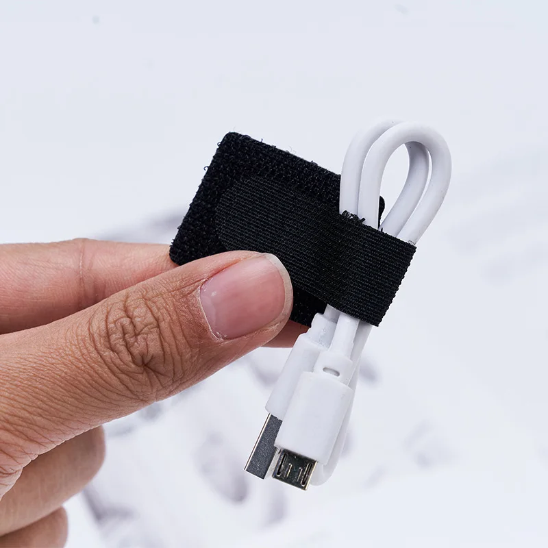 

Reusable Cable Ties Fastening Wire Organizer Cord Rope Holder Self Adhesive Adjustable Cord Organizer Steps Desk Management
